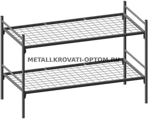 Металлические двухъярусные кровати купить оптом для рабочих, строителей, бытовок, общежитий и пр.